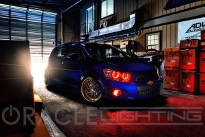 Chevrolet Sonic Headlight Halo Kit - ORACLE Lighting - LED, SMD - Blue - `12-`16